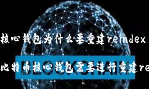 比特币核心钱包为什么要重建reindex

为什么比特币核心钱包需要进行重建reindex？