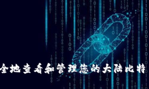 如何安全地查看和管理您的大陆比特币钱包？