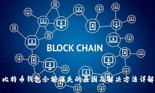 比特币钱包余额消失的原因及解决方法详解
