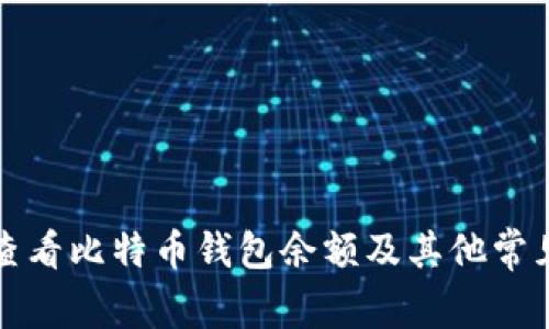 如何快速查看比特币钱包余额及其他常见问题解答